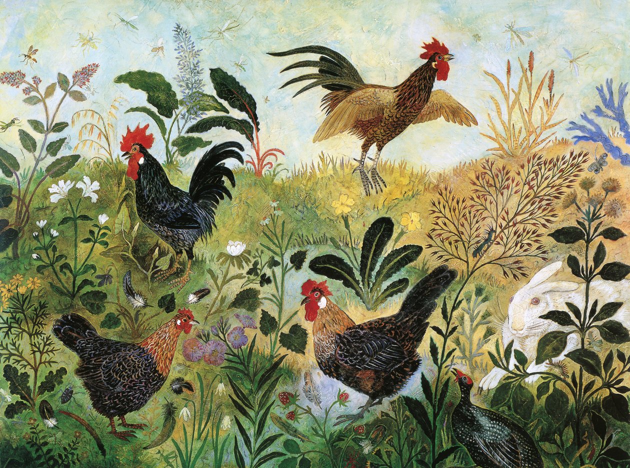 Boys on the Block, 2001 (acryl) door Anna Pugh