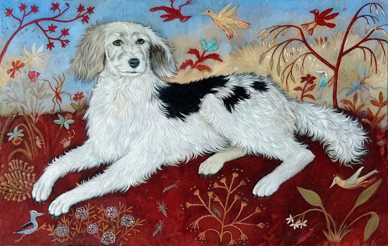 Doodle, 2014 (acryl) door Anna Pugh