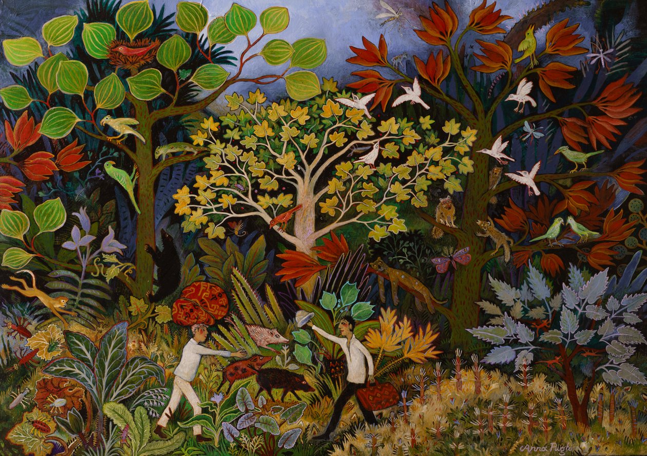 Dr Livingstone neem ik aan, 2020 (acryl) door Anna Pugh