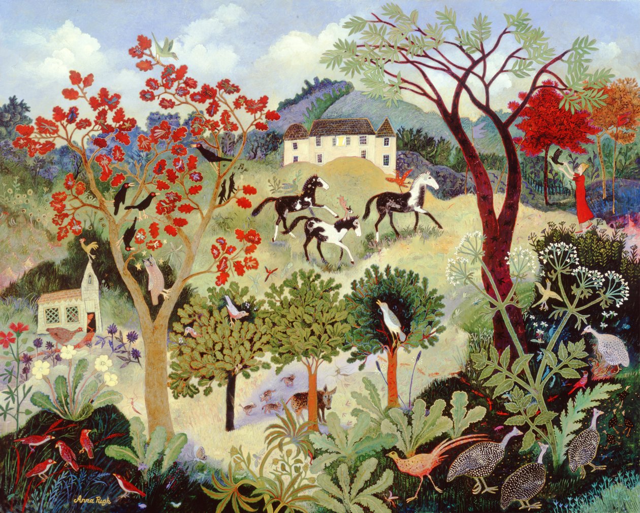 Gemakkelijk te zien, 2006 (acryl) door Anna Pugh