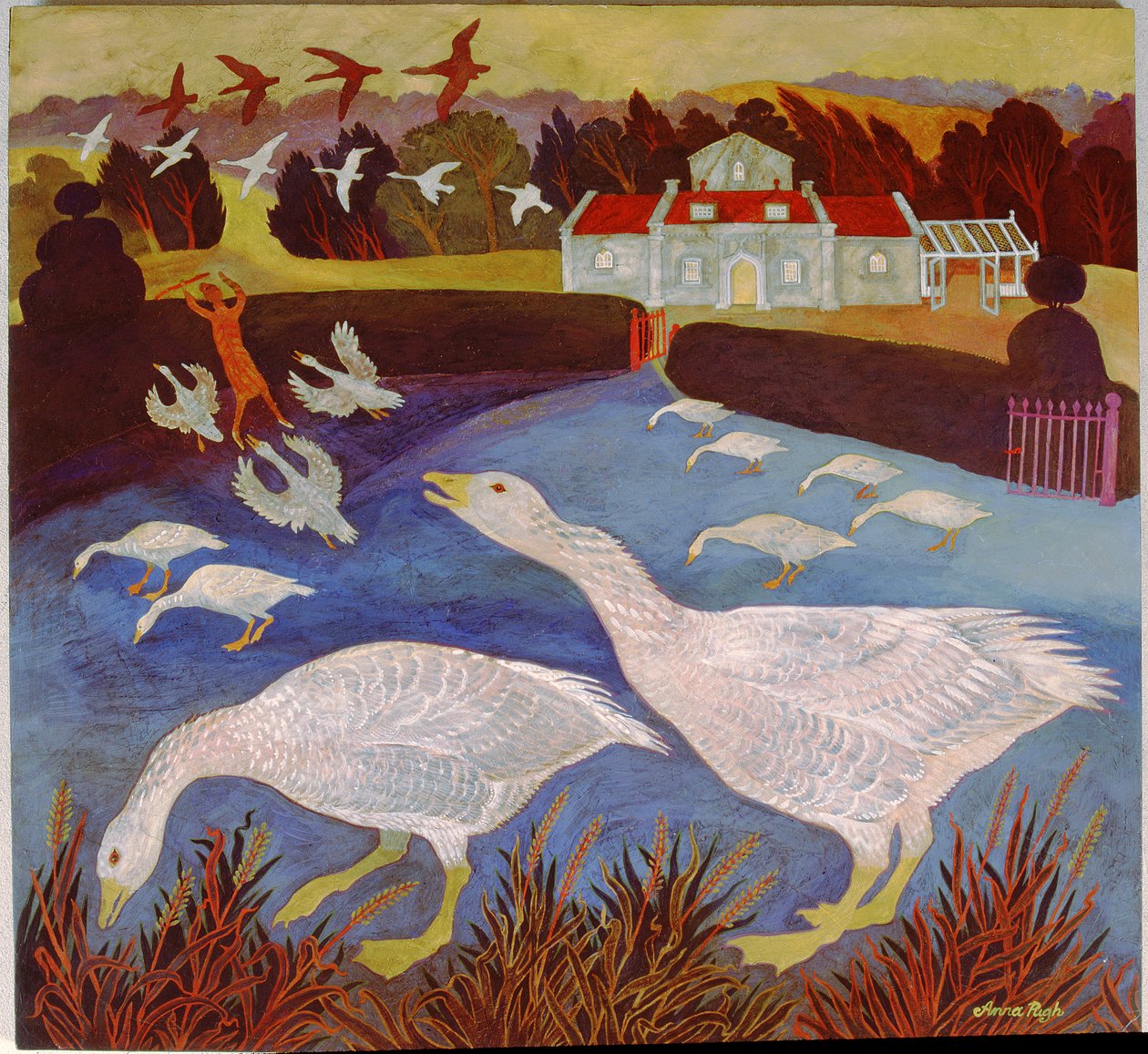 Wilde ganzenjacht door Anna Pugh