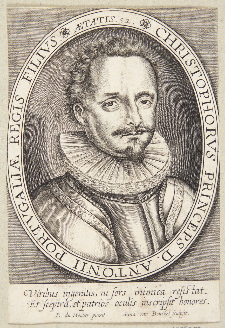 Prins Christoffel van Portugal door Anna van Boeckel