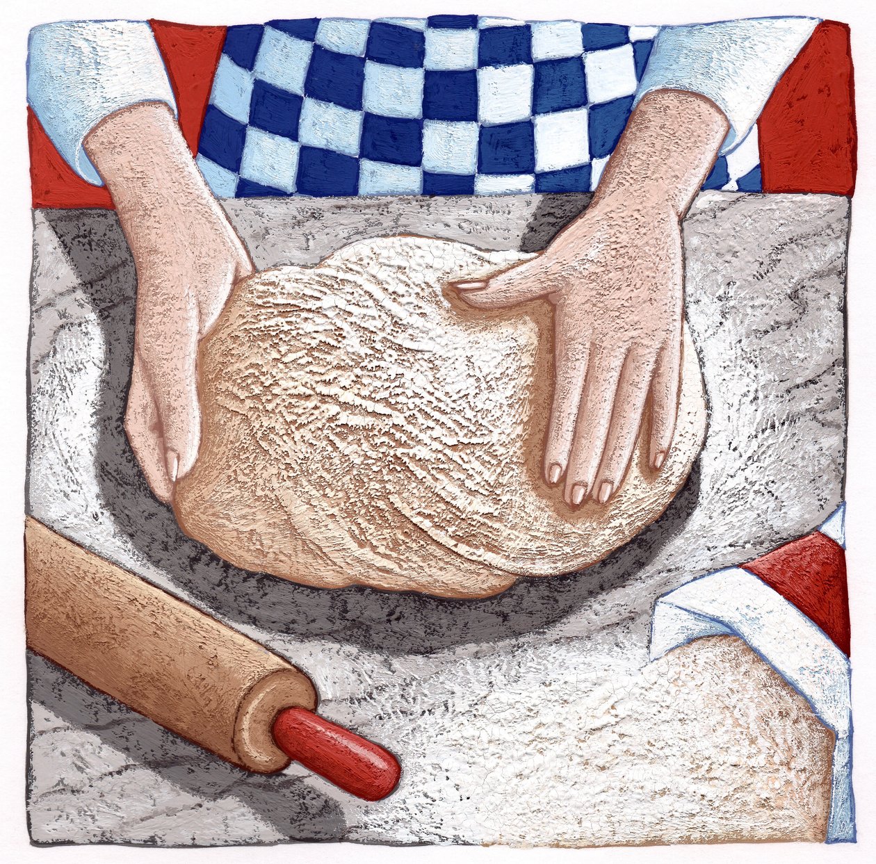 Het deeg voorbereiden door Annalisa Morrocco