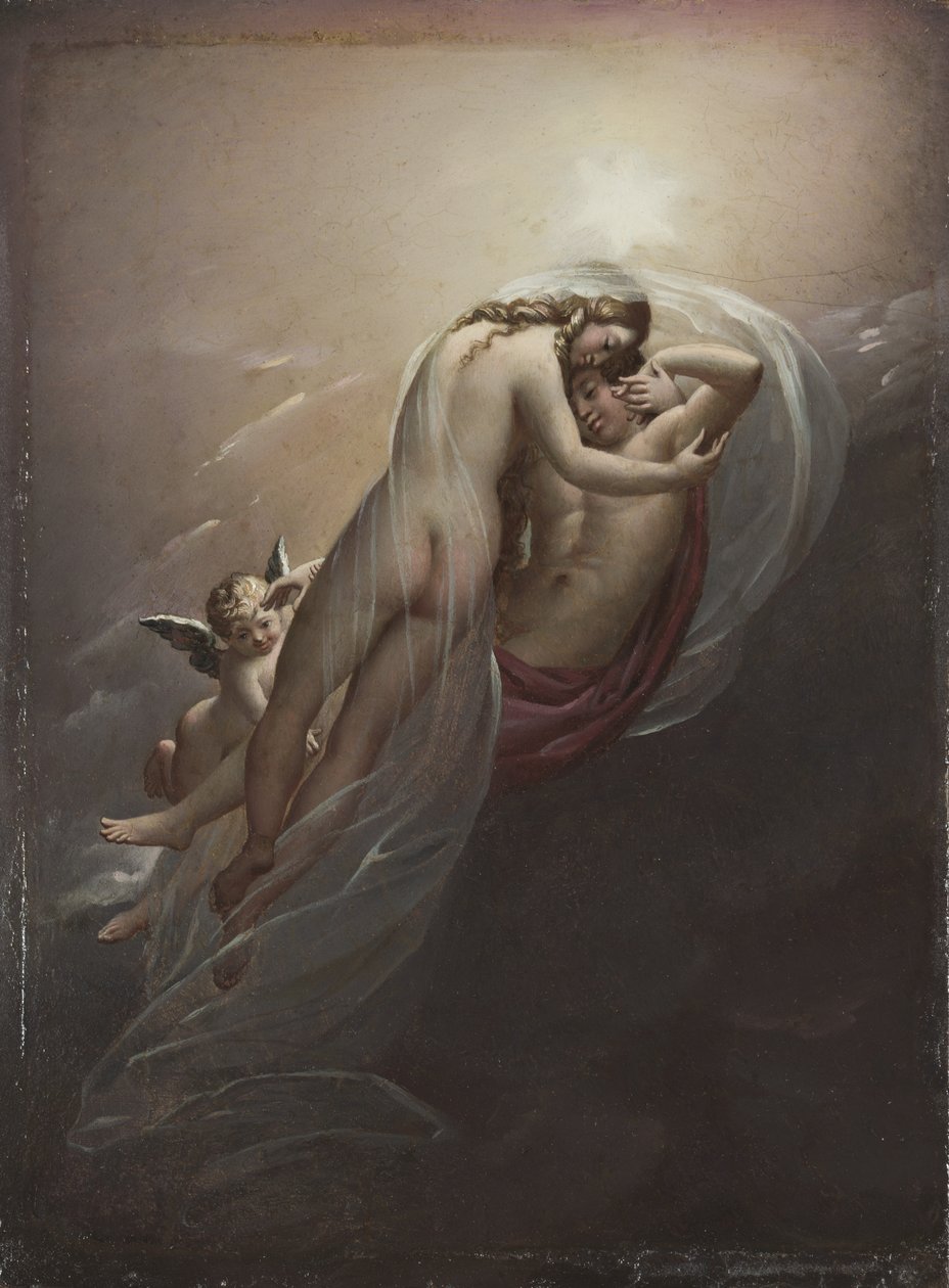 Aurora en Cephalus door Anne-Louis Girodet de Roucy-Trioson