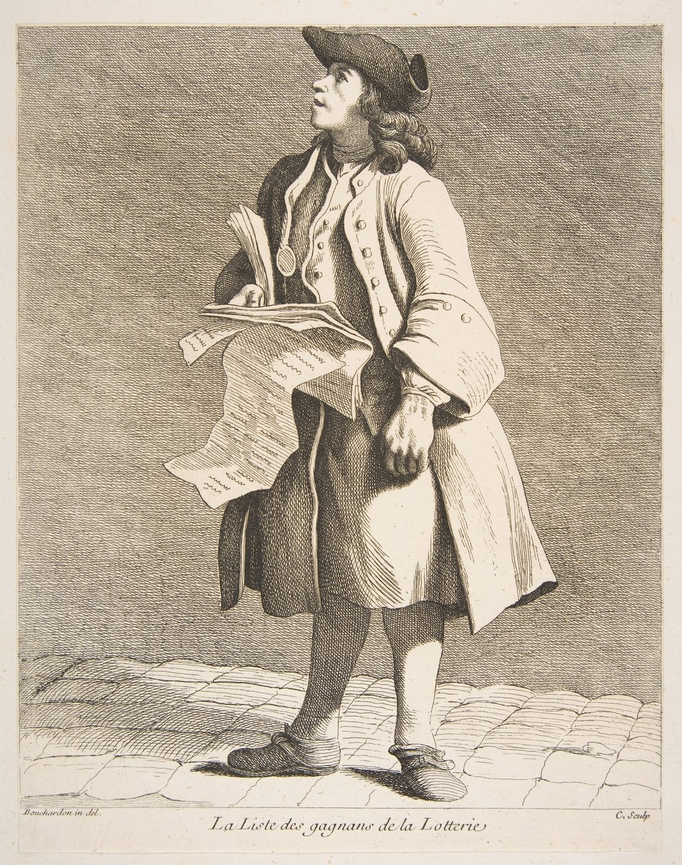 Het Lezen van Loterijwinnaars, 1746 door Anne Claude Philippe de Caylus