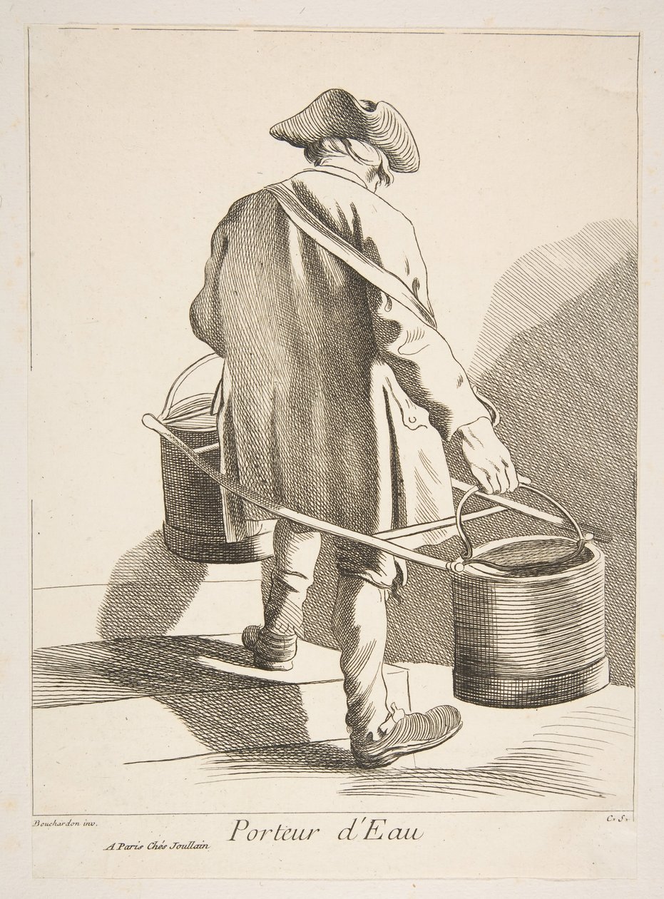 Waterdrager door Anne Claude Philippe de Caylus