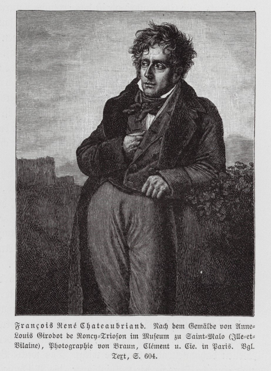  door Anne Louis (after) Girodet de Roucy-Trioson