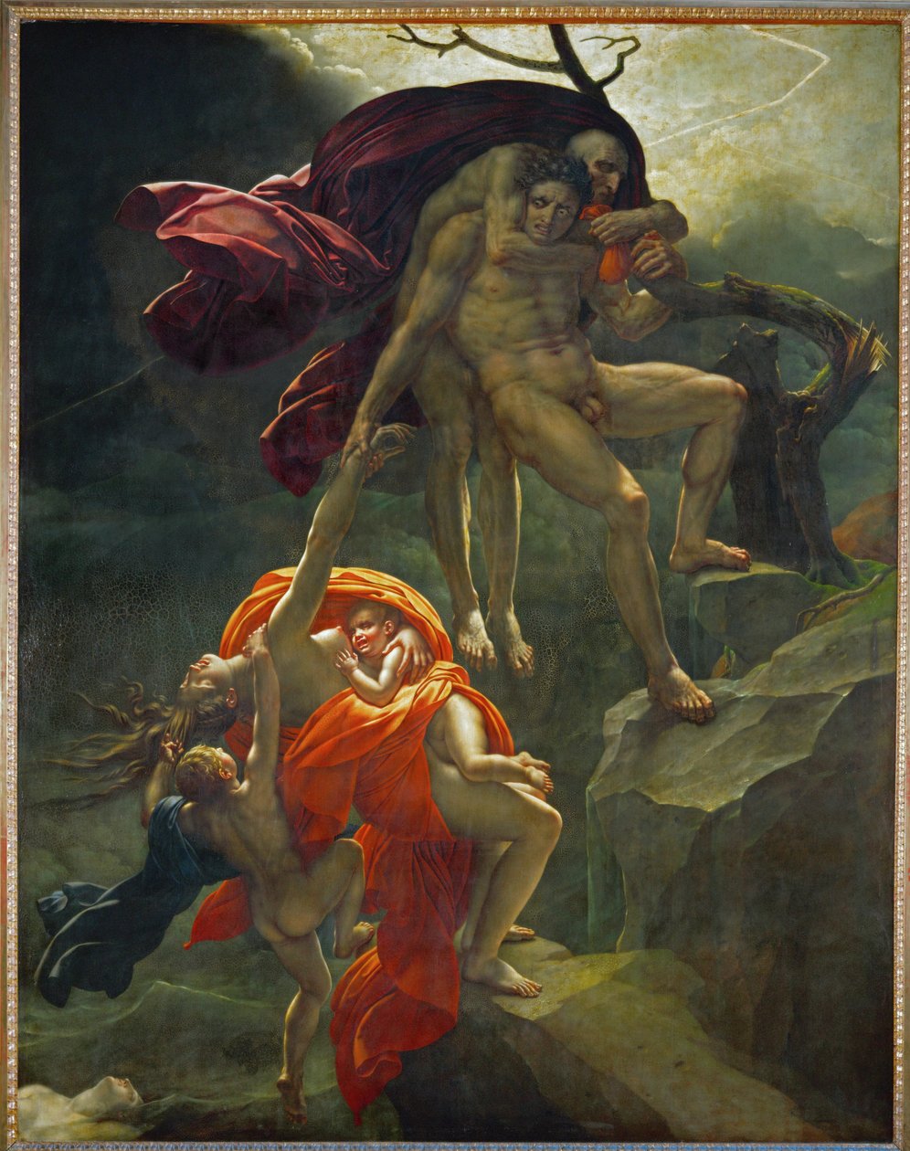 De Zondvloed ... door Anne Louis Girodet de Roucy-Trioson