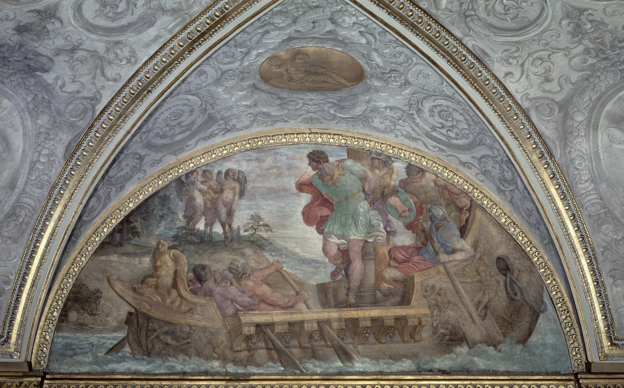 Lunet met Ulysses en de Sirenen, uit de 