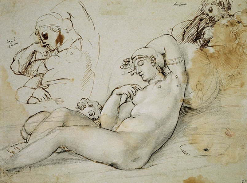 Slapende Venus door Annibale Carracci