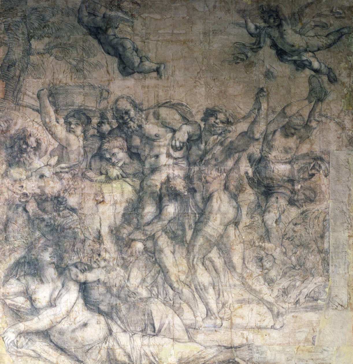 Triomf van Bacchus door Annibale Carracci