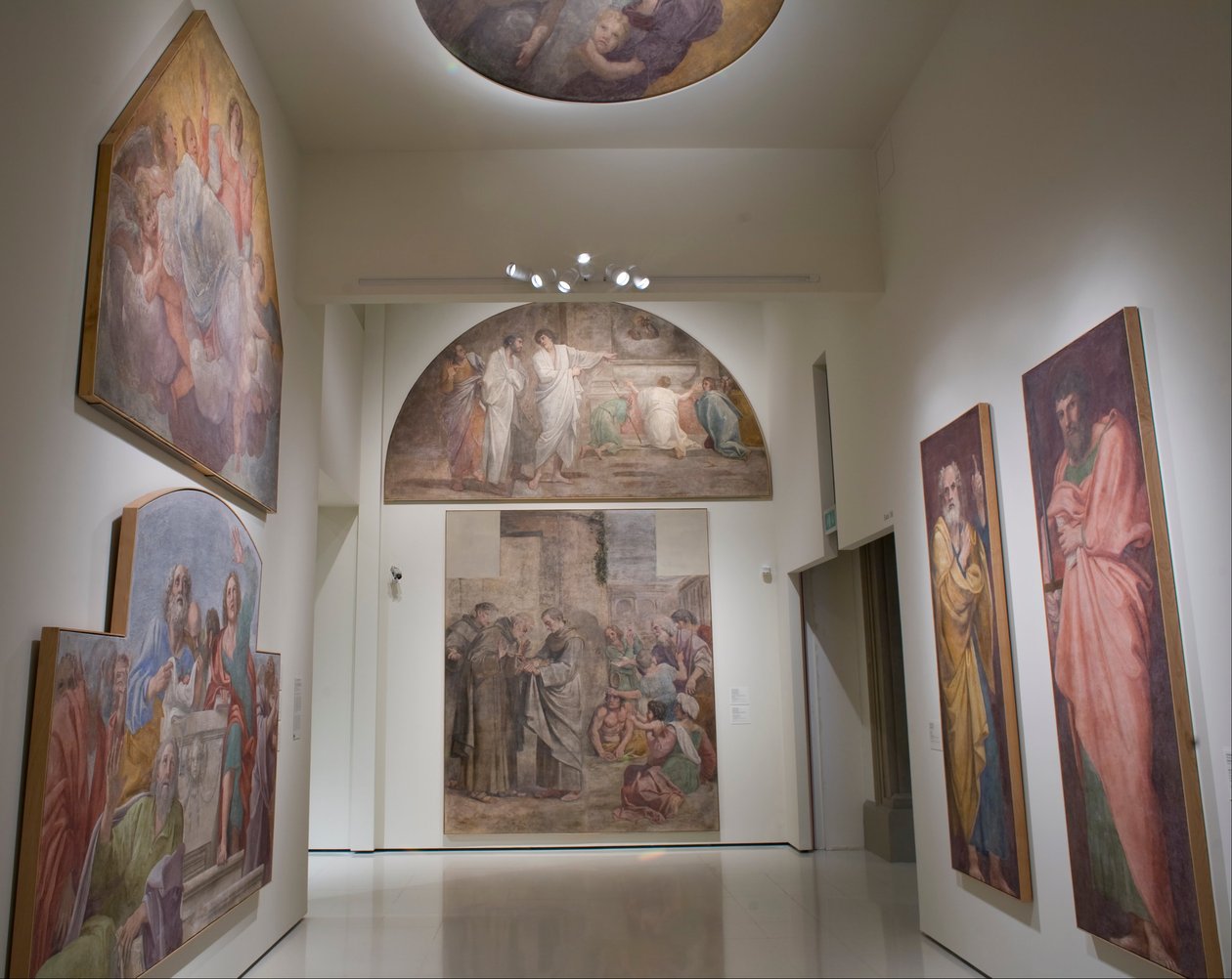 Muurschilderingen uit de Herrera-kapel door Annibale Carracci