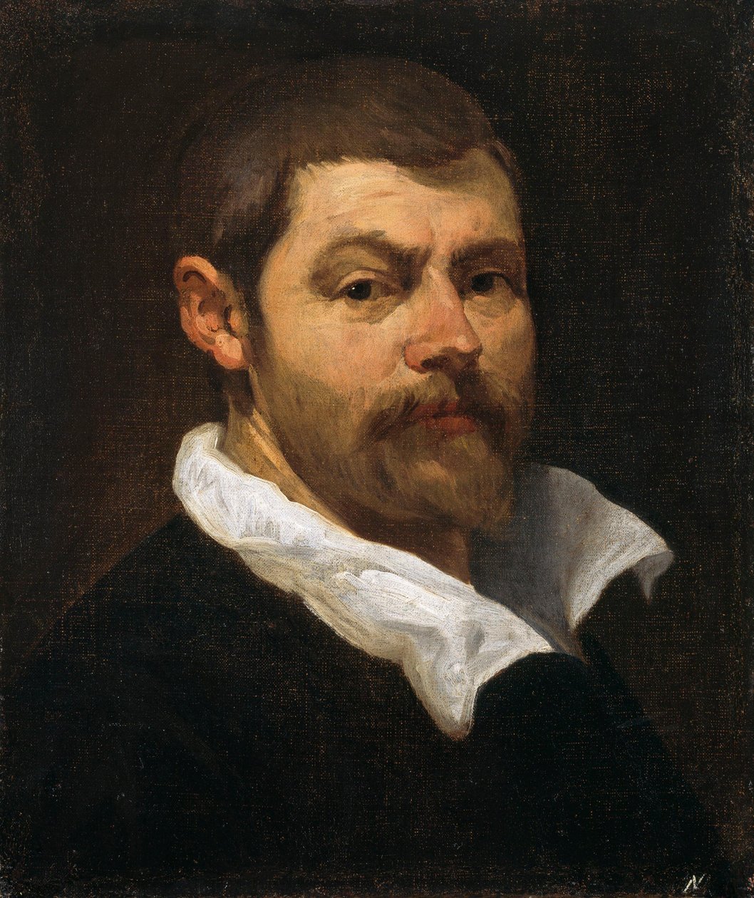 Portret van een man door Annibale Carracci