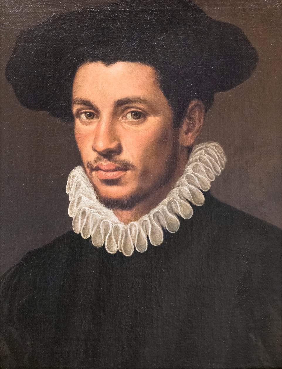Portret van een jonge man door Annibale Carracci
