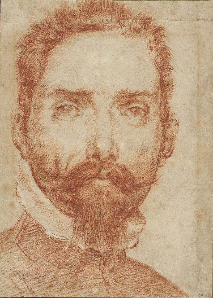 Portret van de luitspeler Giulio Mascheroni door Annibale Carracci