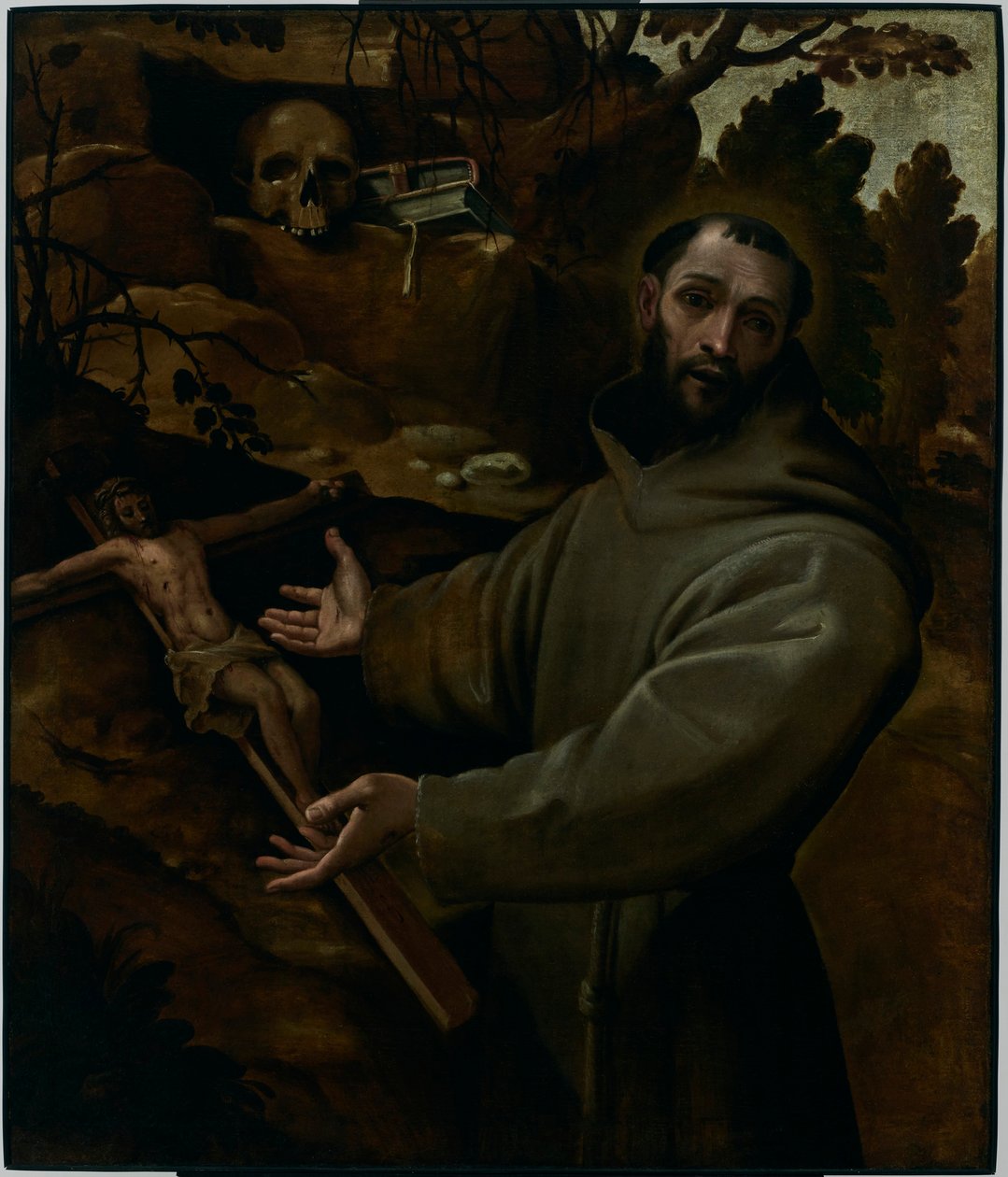 Sint Franciscus van Assisi door Annibale Carracci