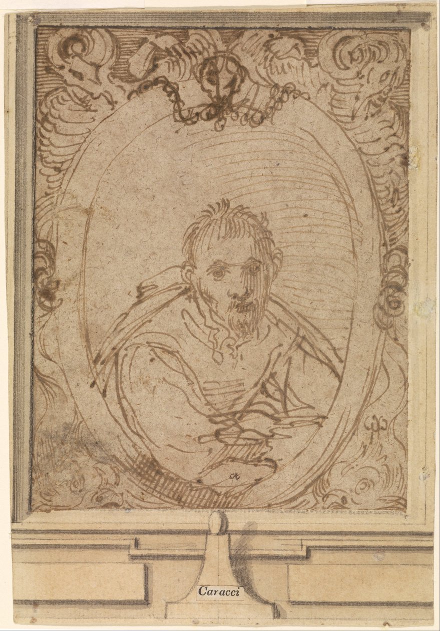 Zelfportret door Annibale Carracci