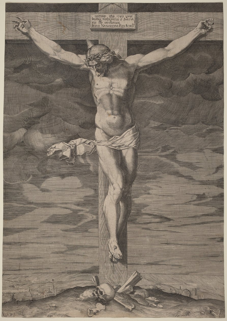 De kruisiging door Annibale Carracci