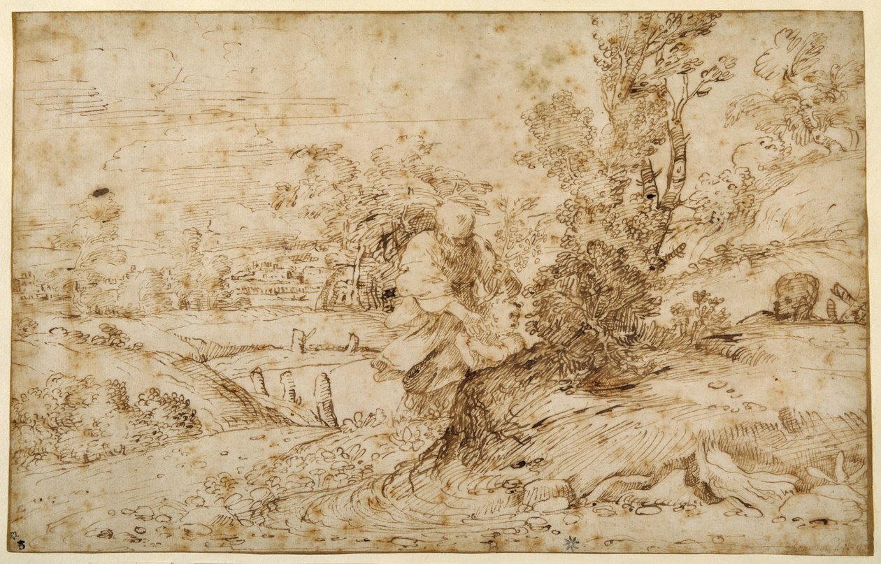 De Terugkeer van de Vlucht door Annibale Carracci