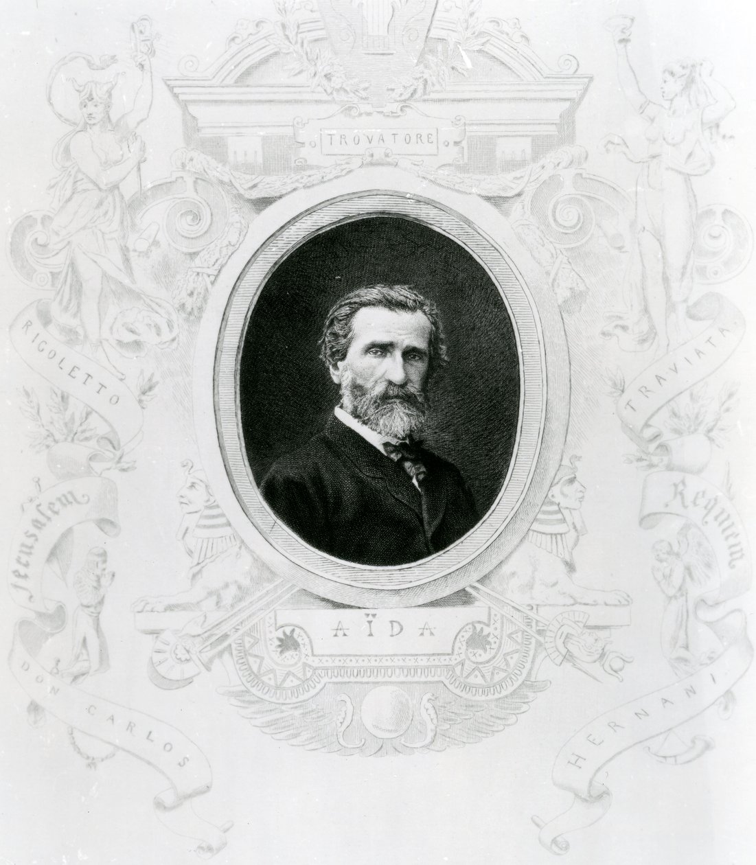 Muziekblad voor Aida door Giuseppe Verdi (1813-1901) door Unbekannt Unbekannt