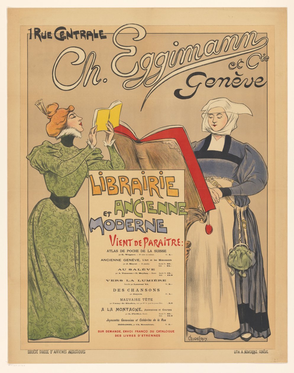 Affiche van uitgever Ch. Eggimann et Cie te Genève door Anonymous