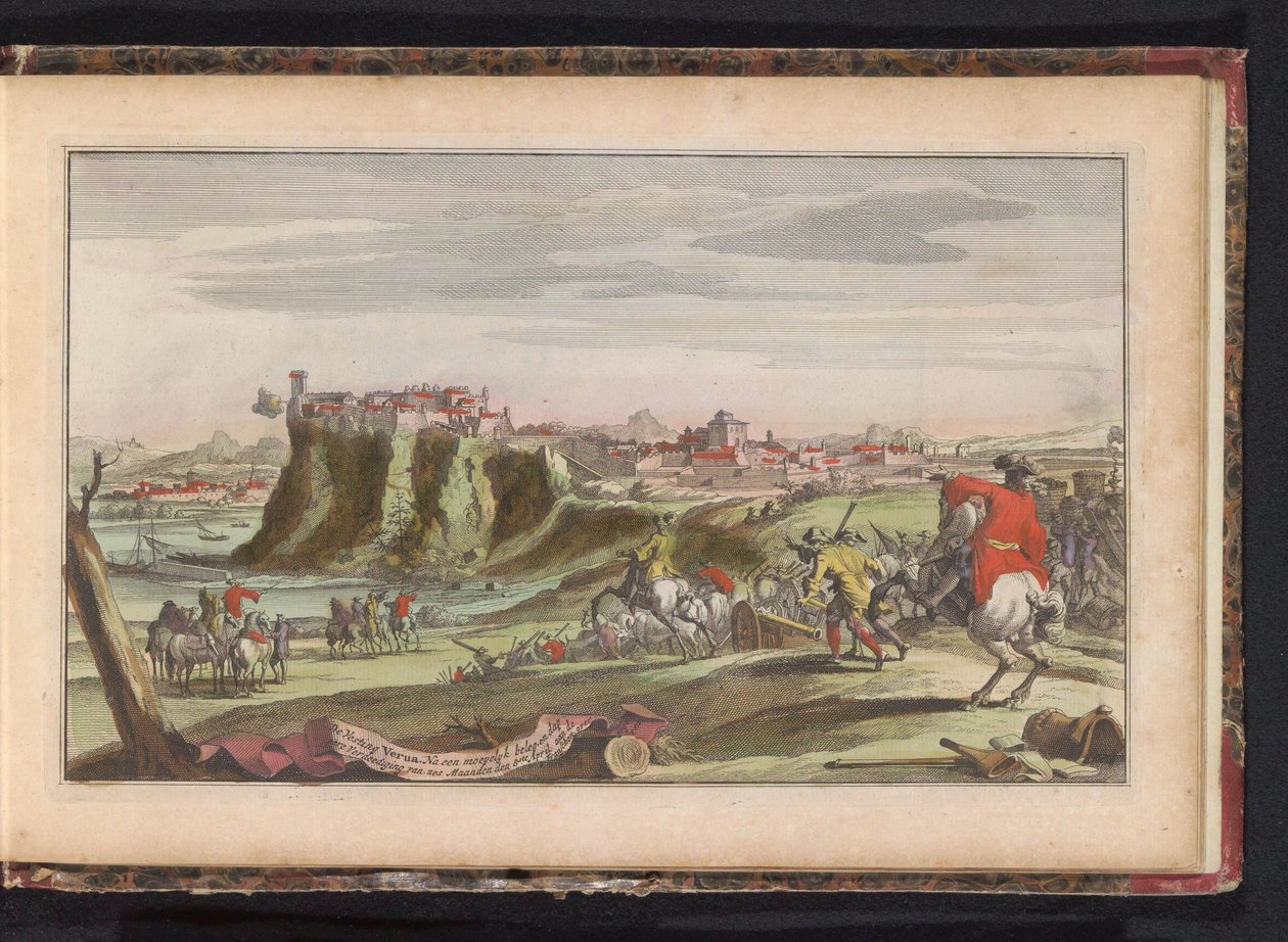 Beleg van Verua, ca. 1702 door Anonymous