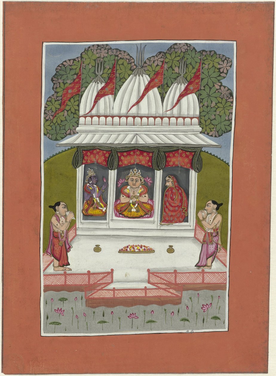 Boeddha als een incarnatie van Vishnu (Avatars van Vishnu) door Anonymous
