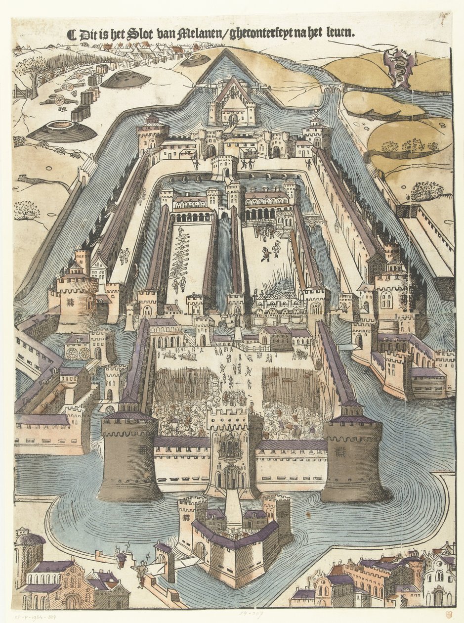 Castello Sforza door Anonymous