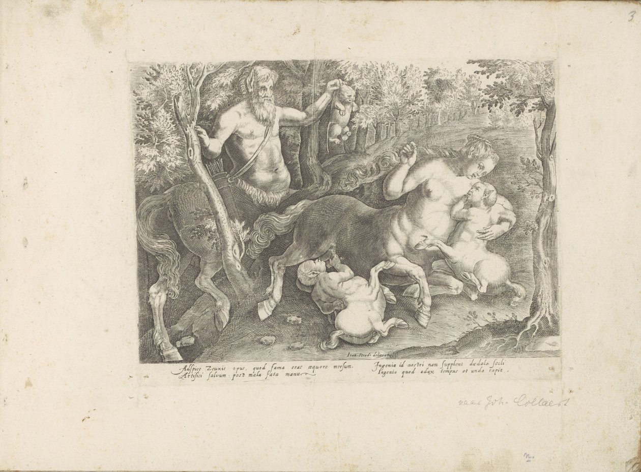 Centaur familie door Anonymous