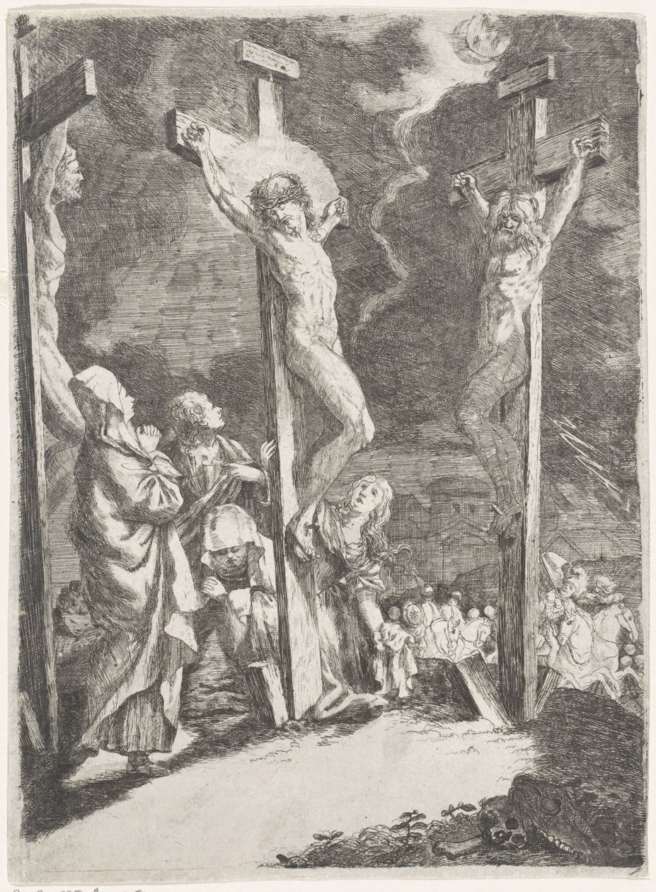 Christus aan het kruis door Anonymous