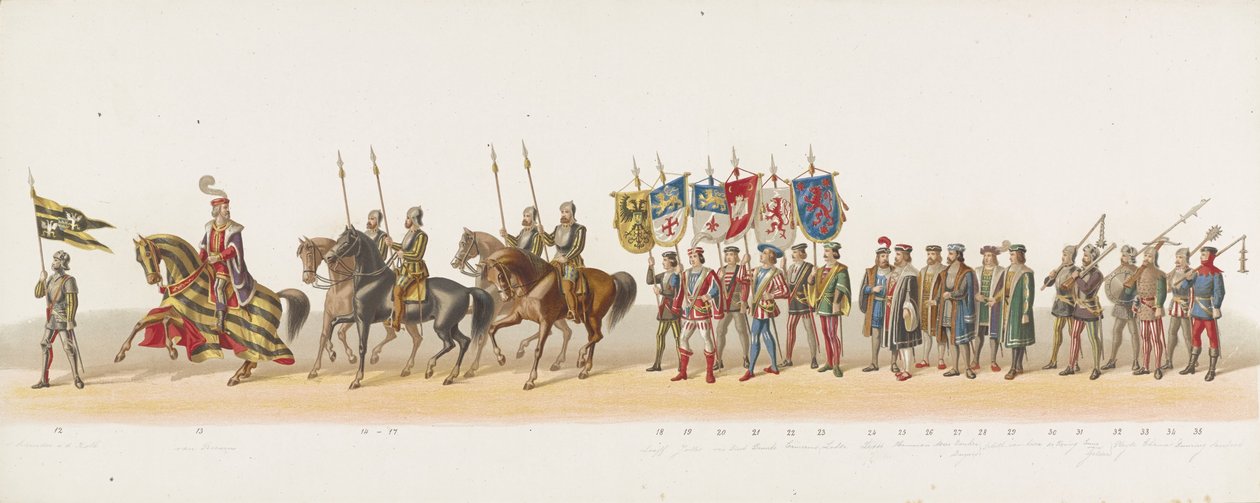 Delftse optocht van 1873 (tweede plaat) door Anonymous