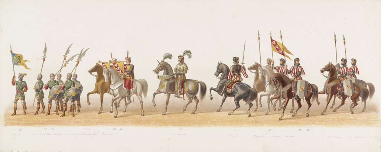 Delftse optocht van 1873 (vierde plaat) door Anonymous