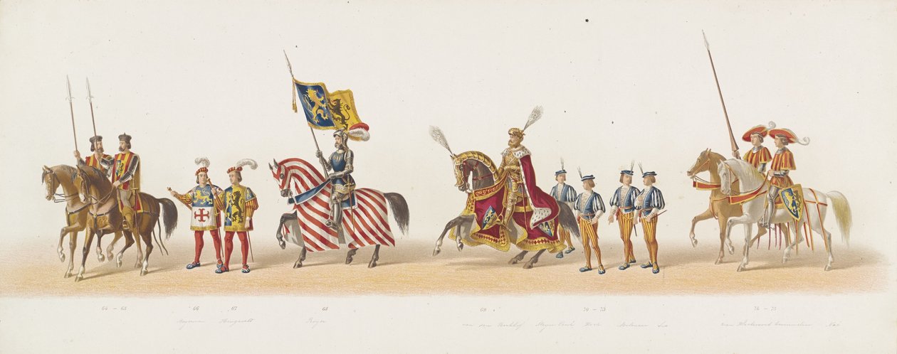 Delftse optocht van 1873 (vijfde plaat) door Anonymous