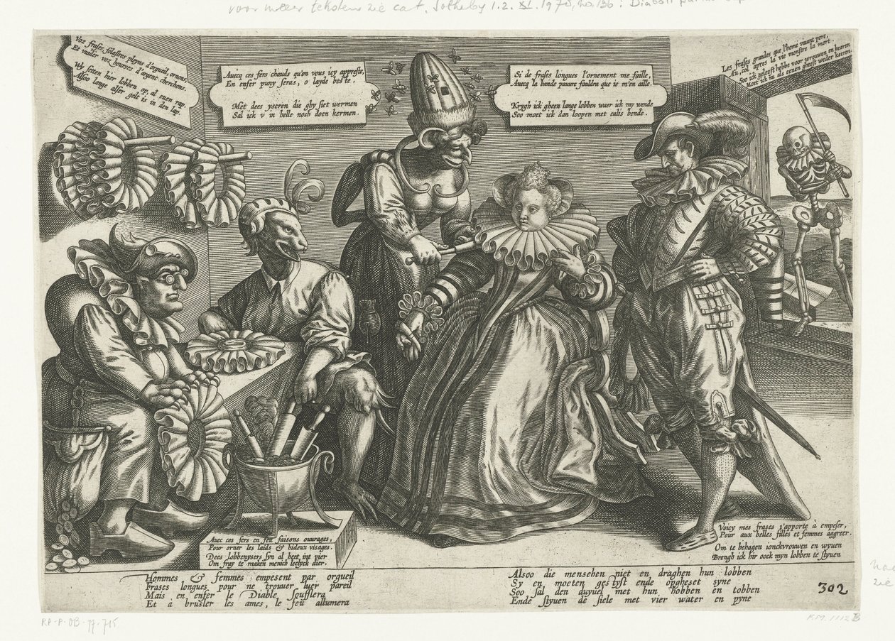 Diaboli partus superbia / Hoovaardije des Duyvels broersel door Anonymous