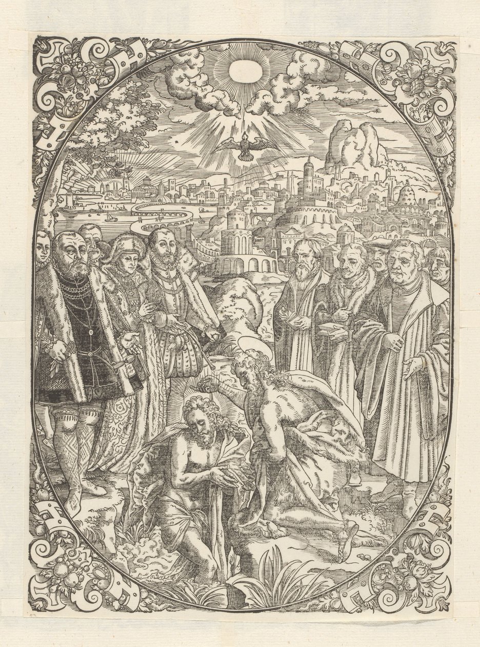 Doop van Christus door Anonymous