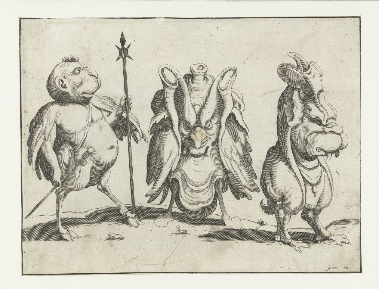 Drie monsters door Anonymous