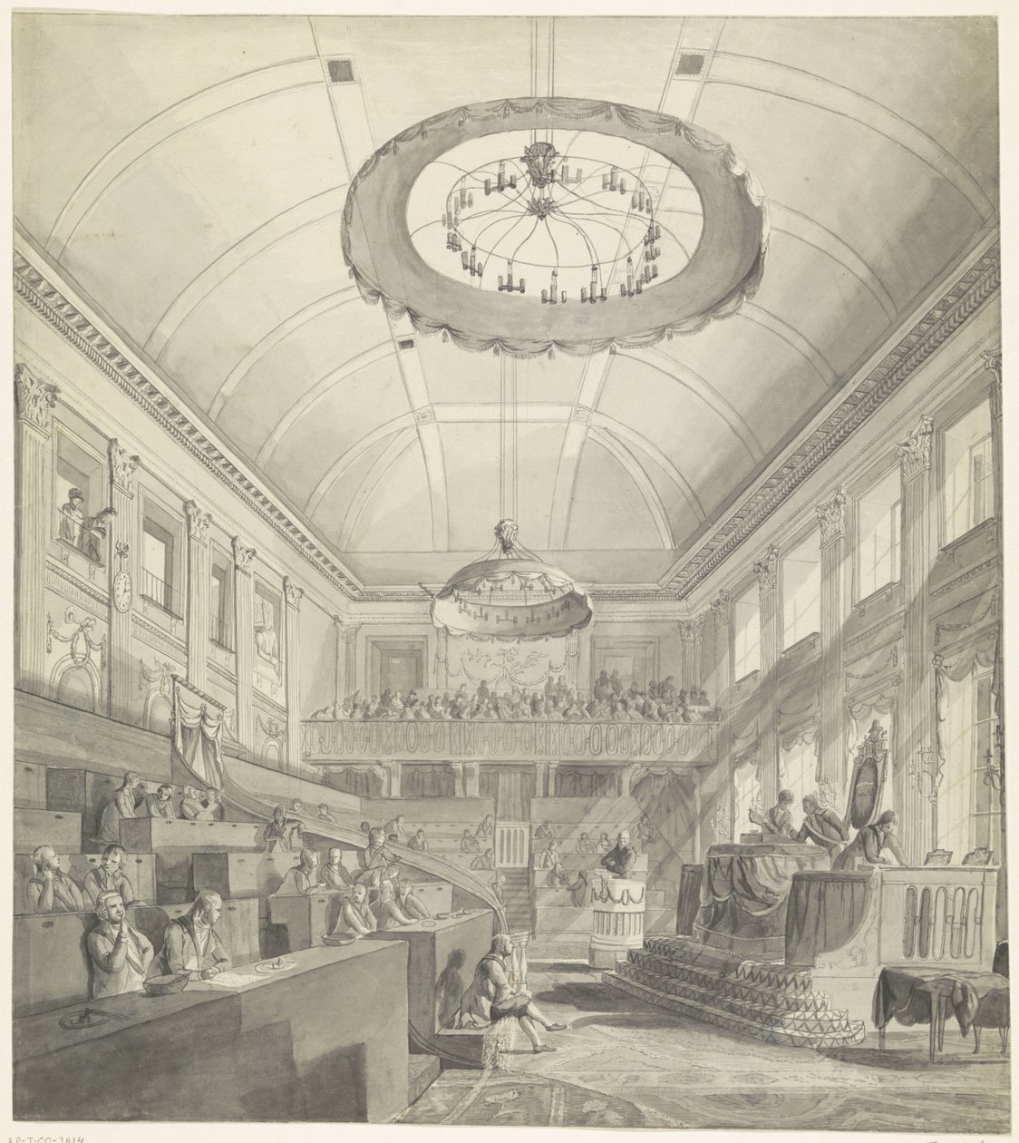 Eerste Nationale Vergadering in Den Haag, 1796 door Anonymous