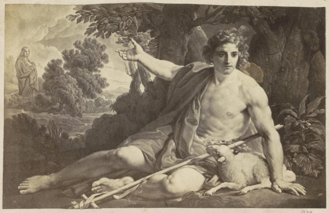 Johannes de Doper (fotoreproductie) door Anonymous