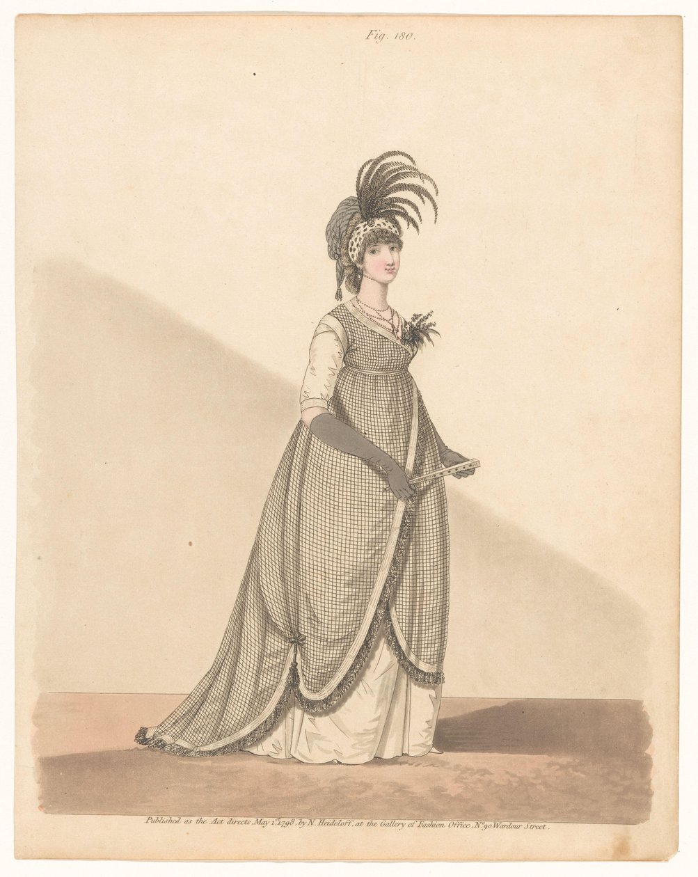 Gallery of Fashion, Fig. 180 door Anonymous