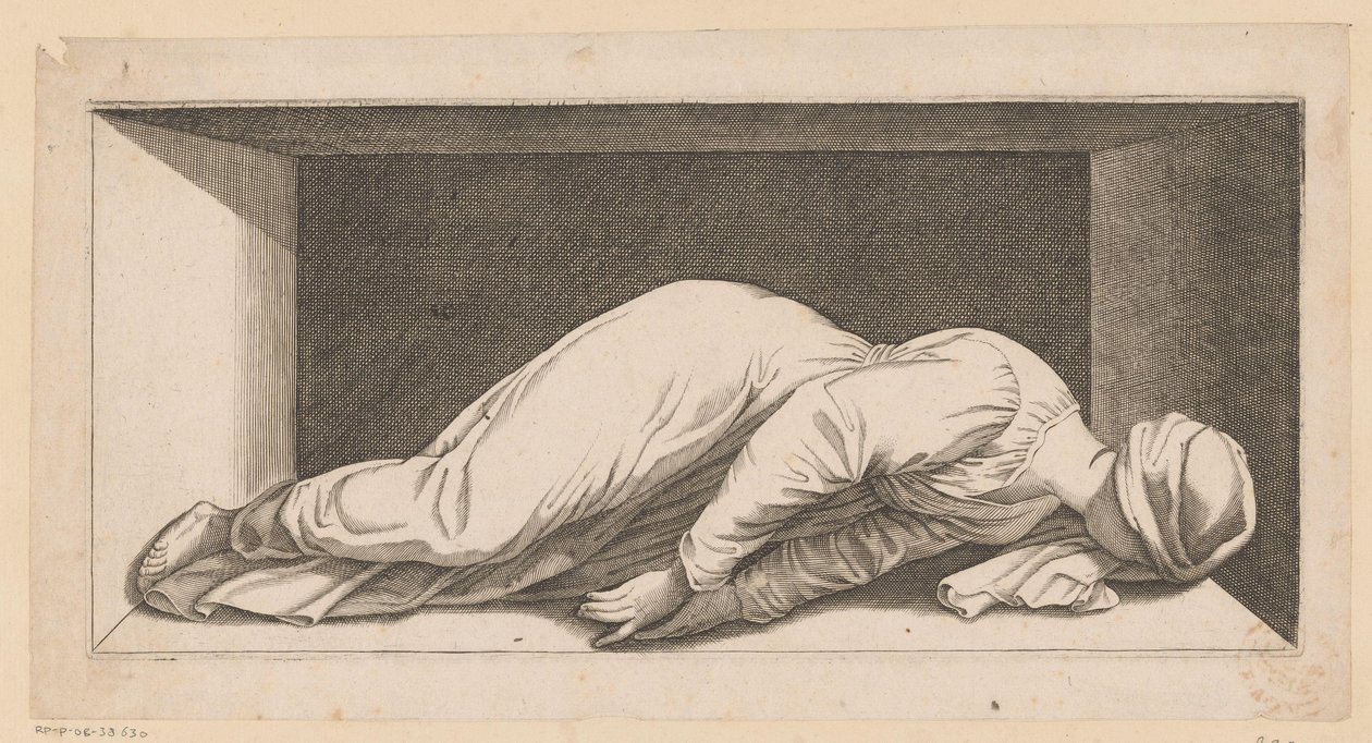 Graftombe van de heilige Cecilia door Anonymous