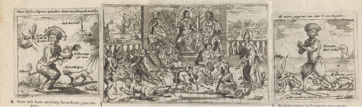 Hollands treurtoneel, 1673 door Anonymous
