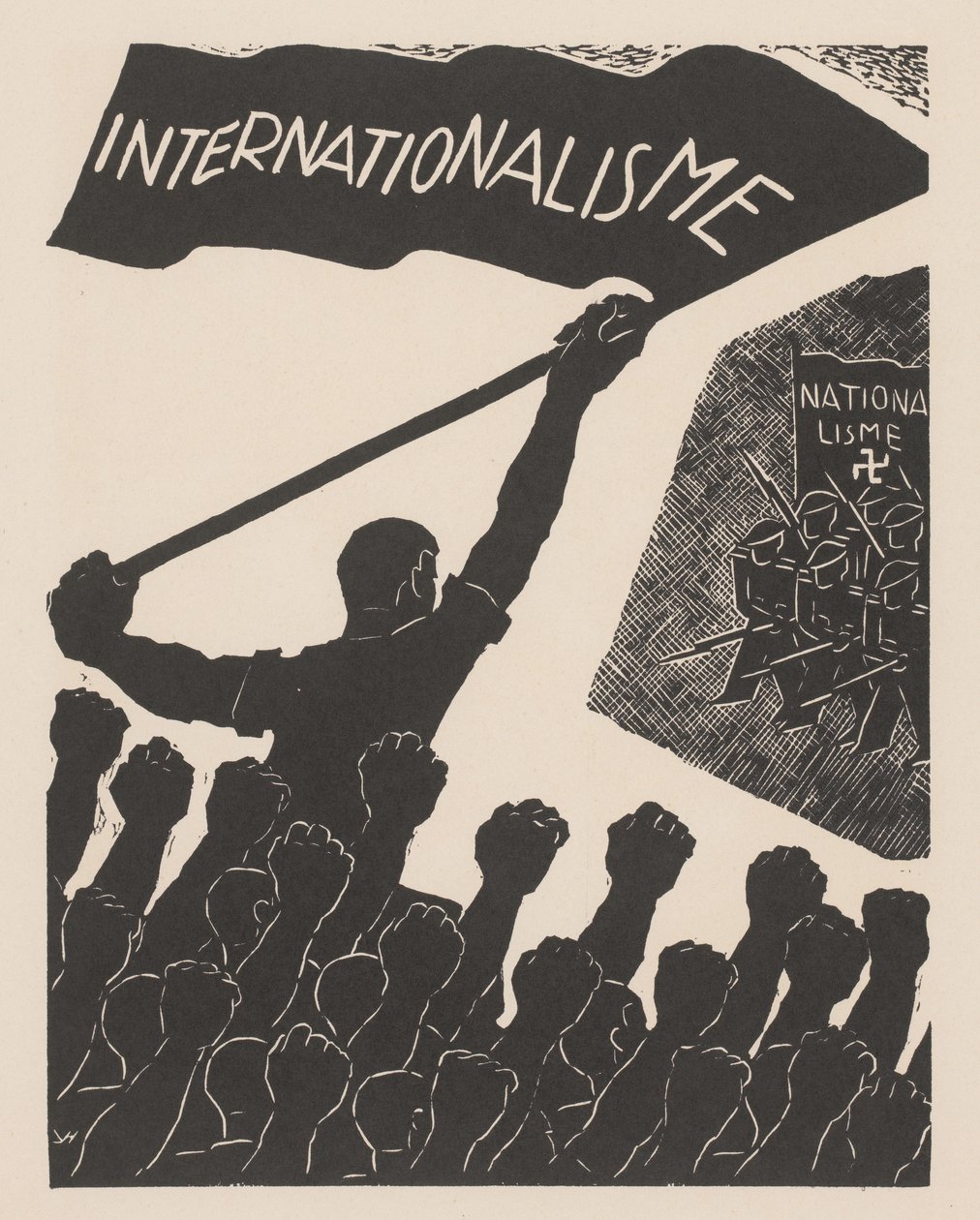 Internationalisme tegenover Nationaal-socialisme Tegen oorlog en fascisme door Anonymous