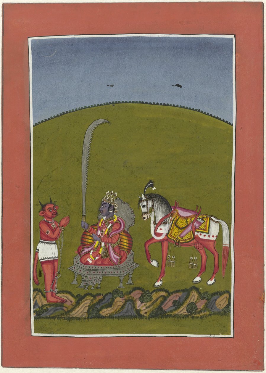 Kalki (de toekomstige incarnatie van Vishnu) door Anonymous