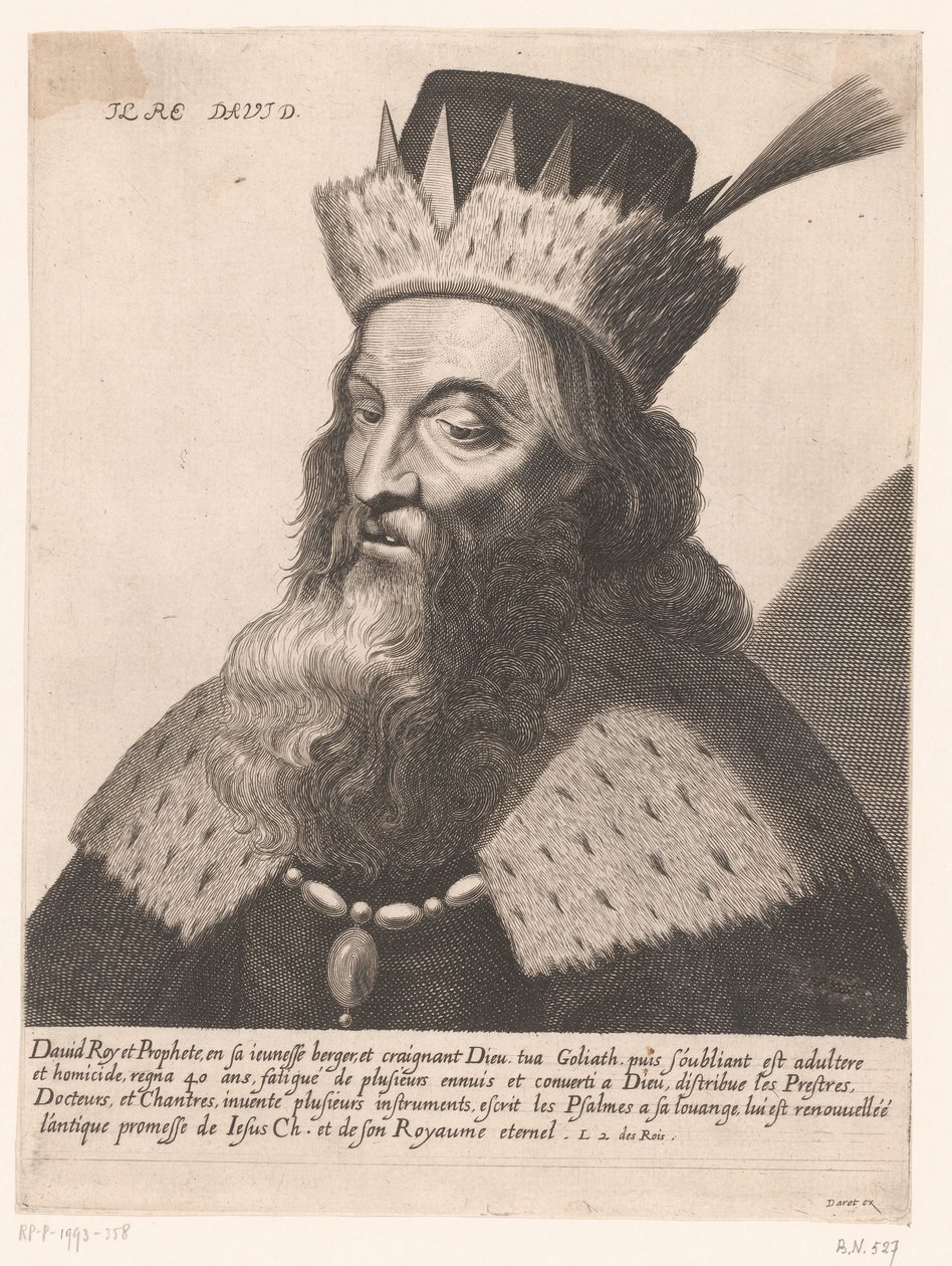 Koning David door Anonymous