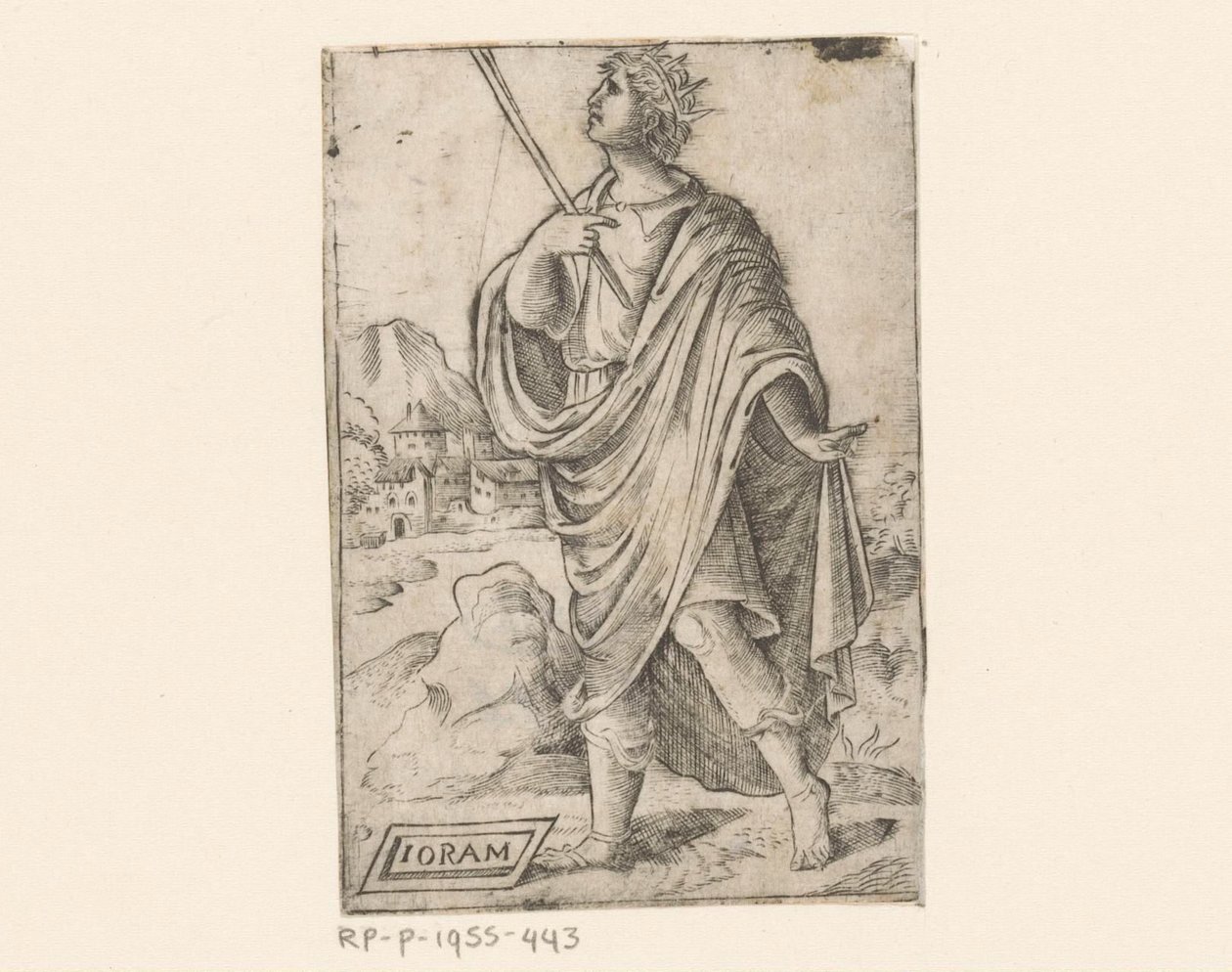 Koning Joram van Israël door Anonymous