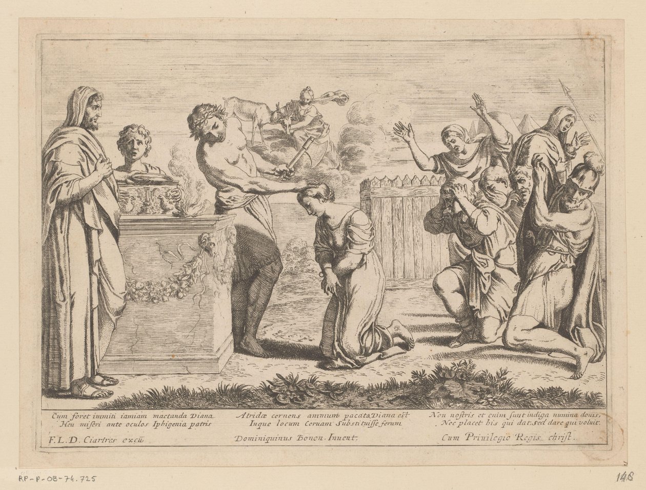 Offer van Iphigeneia door Anonymous