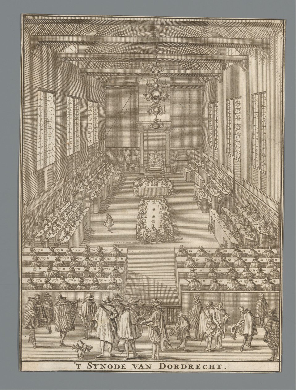 Opening van de synode van Dordrecht, 1618 door Anonymous