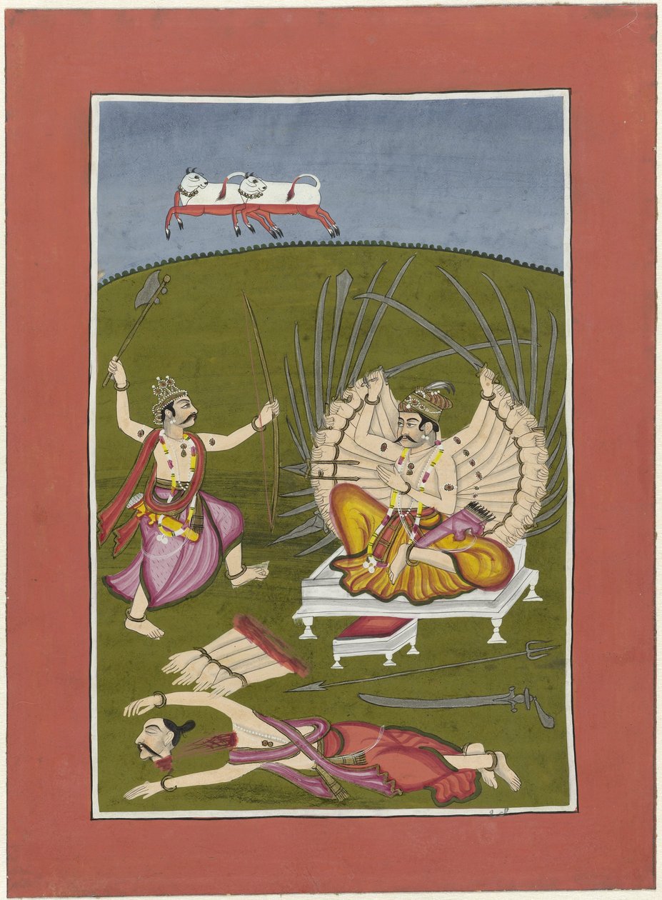 Parasurama (incarnatie van Vishnu als Rama-met-een-bijl) door Anonymous