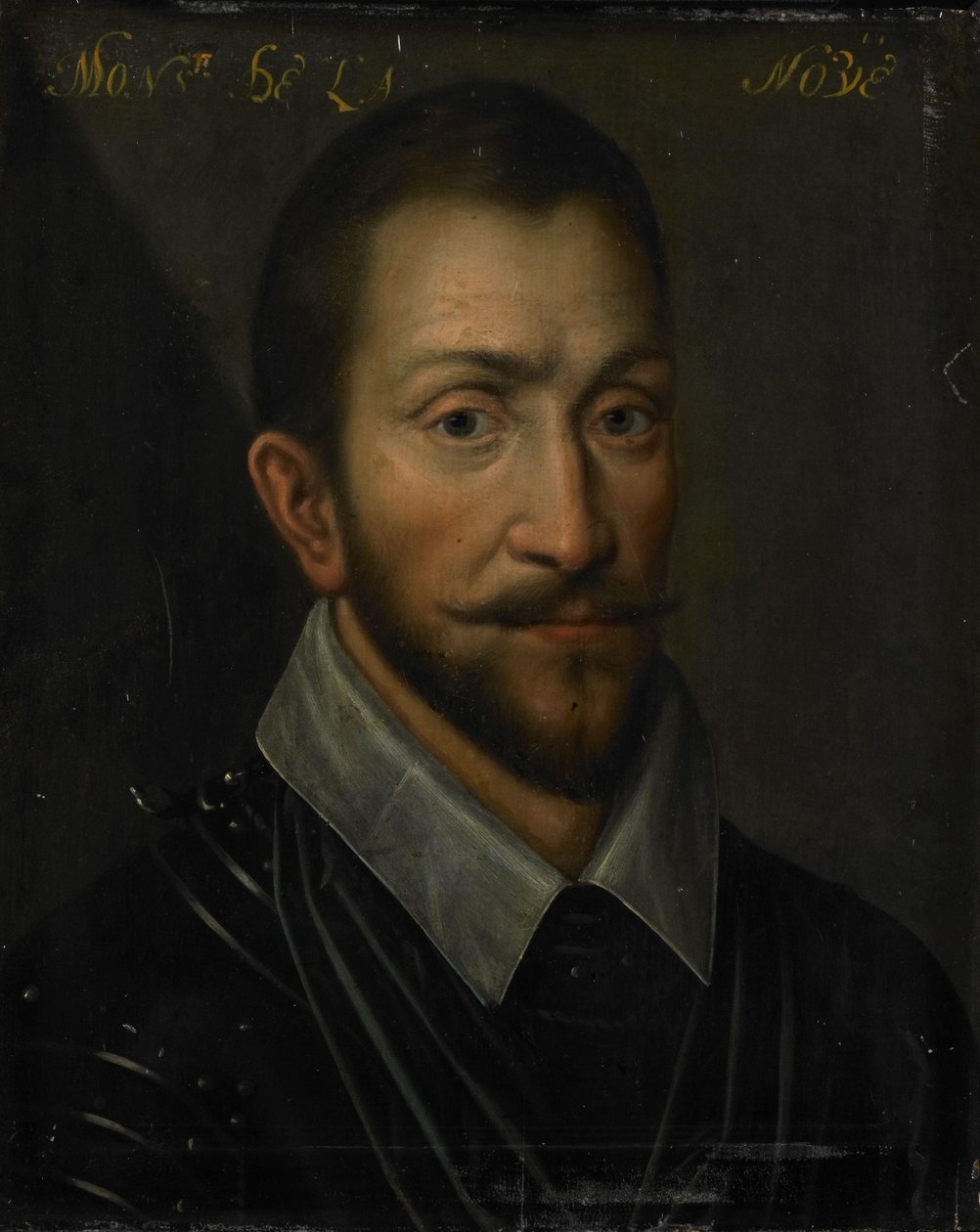 Portret van François de la Noue, Heer van Téligny, bijgenaamd Bras de Fer en le Bayard Hugenoot door Anonymous