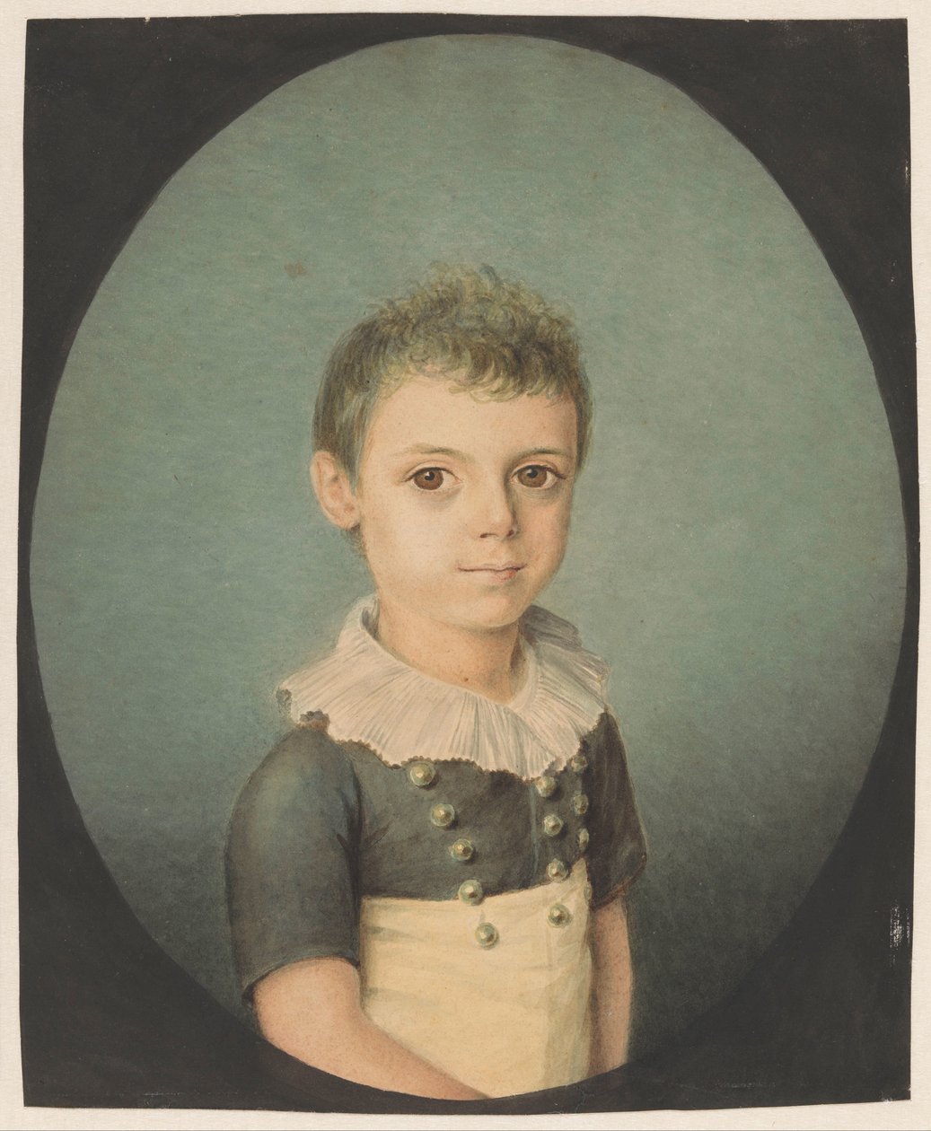 Portret van Anthony Adriaan van Oldenbarneveld genaamd WitteTullingh als kind door Anonymous